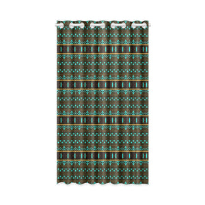 Window Curtain(One Piece)-Architectural Swirl