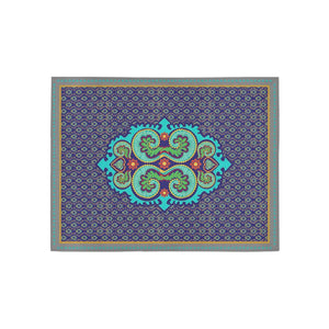 Area Rug 5'3''x4'- Gold Antique