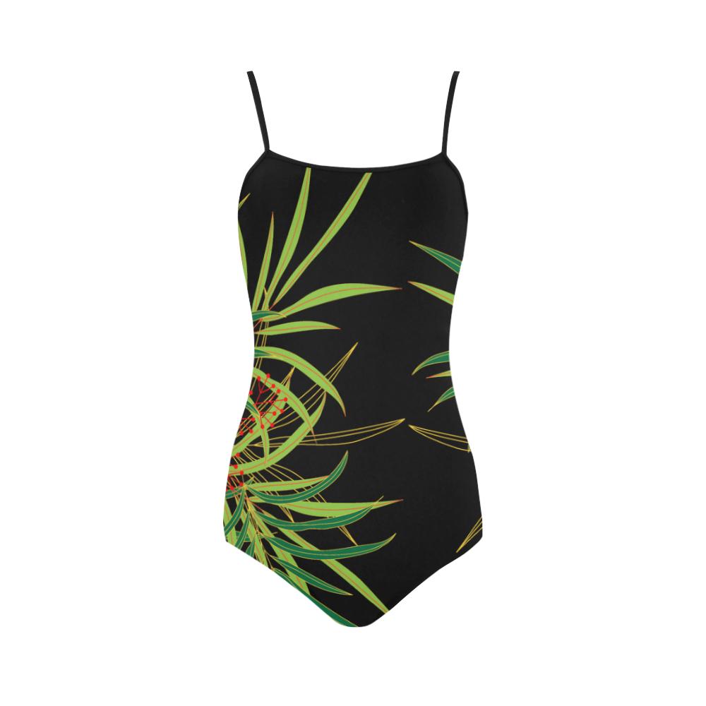 Strap Swimsuit- Fronds