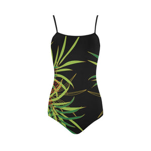 Strap Swimsuit- Fronds