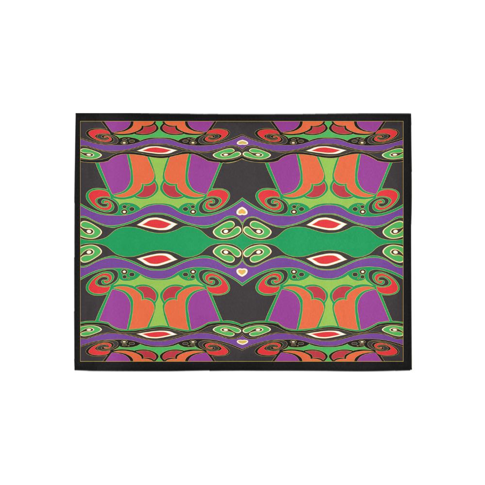 Area Rug 5'3''x4'- Mardi Gras