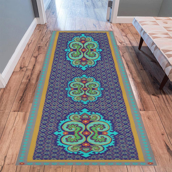 Runner Area Rug 10'x3'3''- Gold Antique