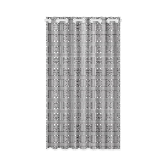 Window Curtain (One Piece)- Lattice