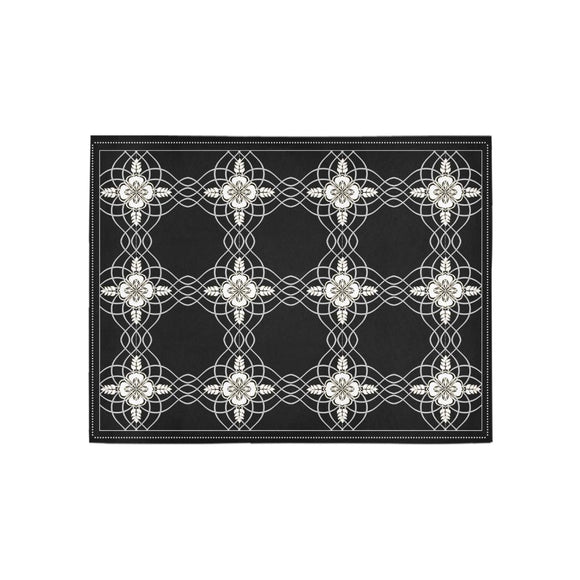Area Rug 5'3''x4'-Gardenia