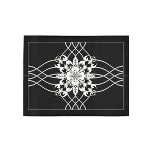 Area Rug  5'3''x4'- Woven Trellis