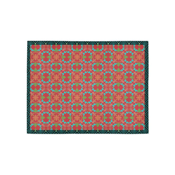 Area Rug 5'3''x4'- Garden of Eden