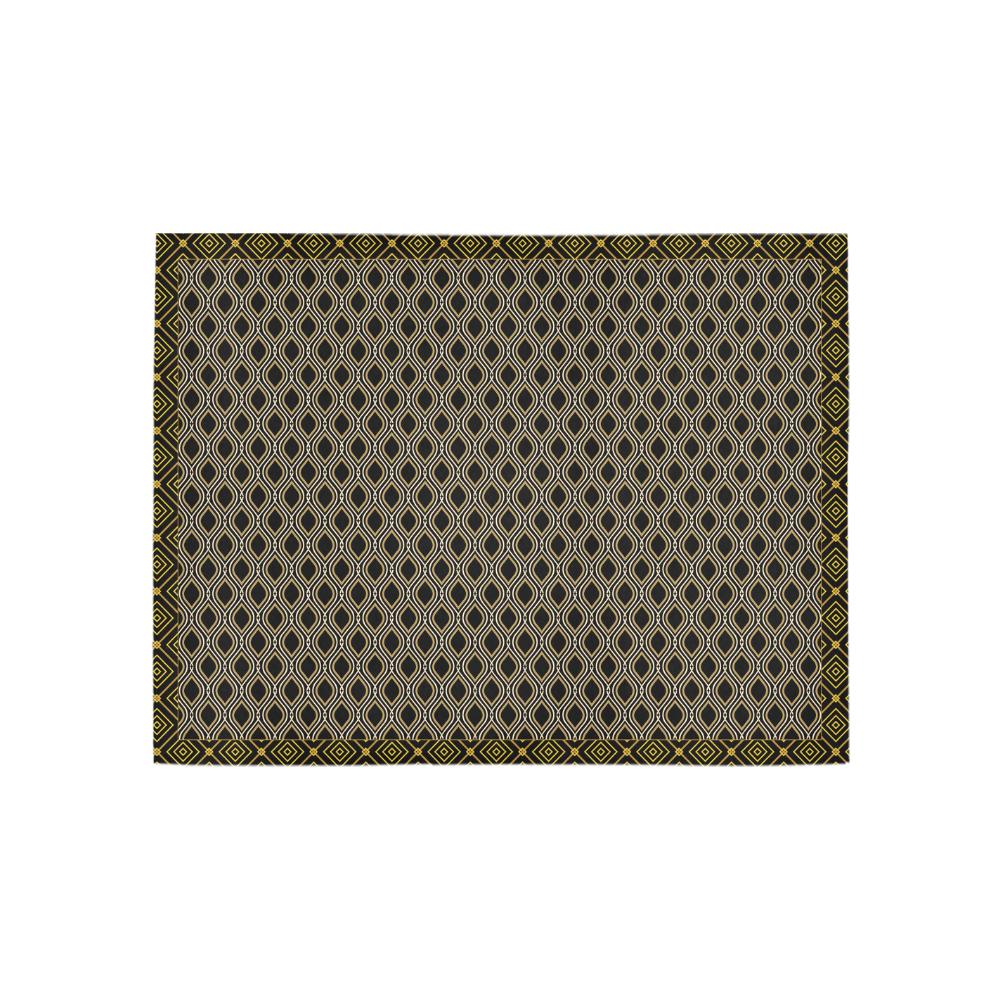 Area Rug 5'3''x4'- Sparkle Waves