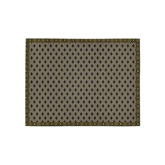 Area Rug 5'3''x4'- Sparkle Waves