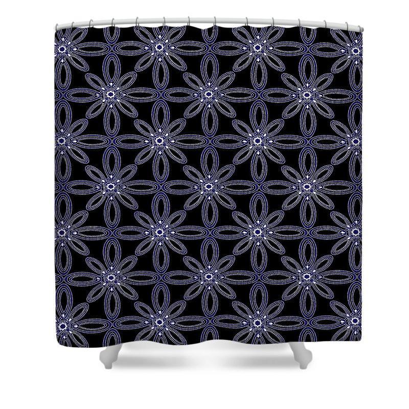 Shower Curtain - Beaded Bloom