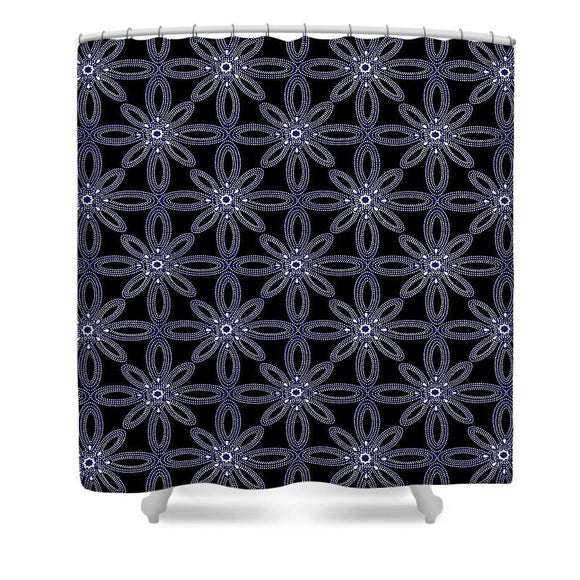 Shower Curtain - Beaded Bloom