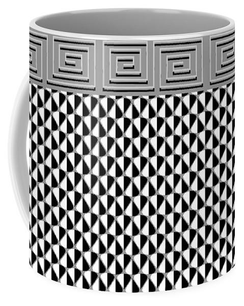 Mug - Black And White Droplet