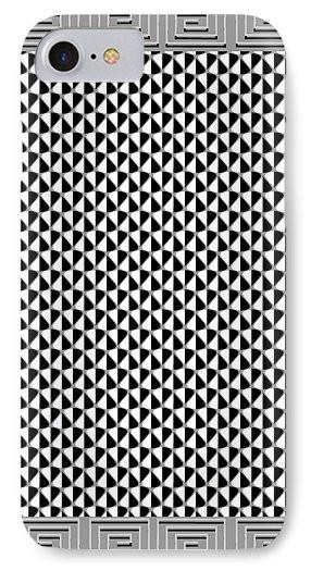 Phone Case - Black And White Droplet
