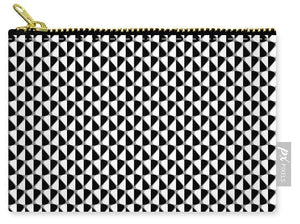 Carry-All Pouch - Black And White Droplet