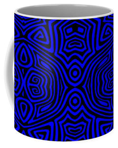Mug - Electric Blue Tribal