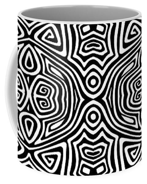 Mug - Electronic Black And White