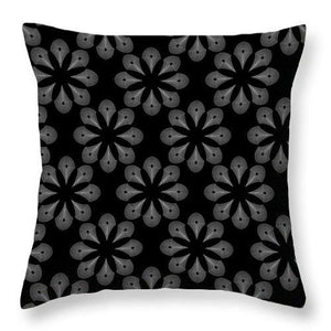 Square Throw Pillow- Elegant Blooms