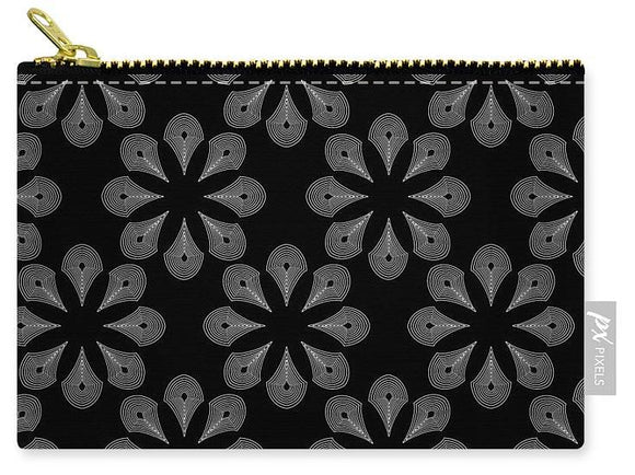 Carry-All Pouch - Elegant Blooms
