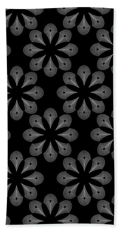 Beach Towel - Elegant Blooms