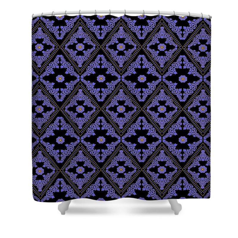 Shower Curtain - Garden Periwinkle