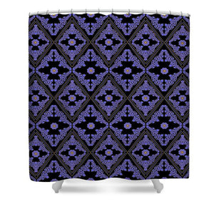 Shower Curtain - Garden Periwinkle