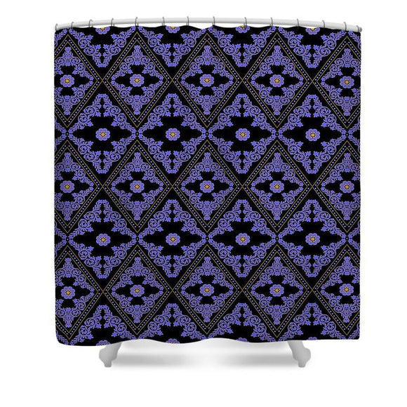 Shower Curtain - Garden Periwinkle