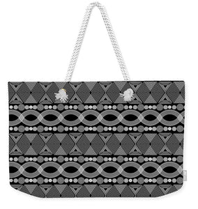 Weekender Tote Bag - Geometric Tribal Bold