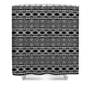Shower Curtain - Geometric Tribal Bold