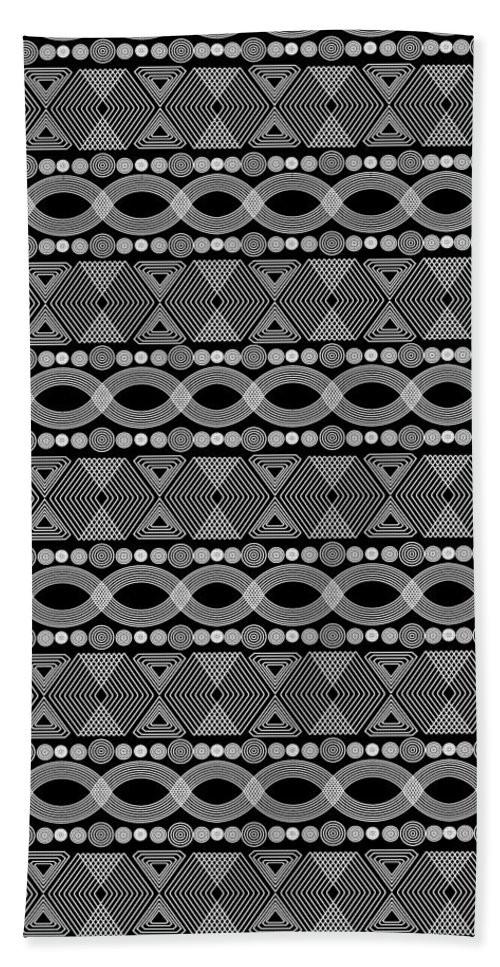 Bath Towel - Geometric Tribal Bold