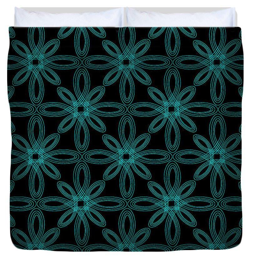 Duvet Cover - Infinite Bloom Teal