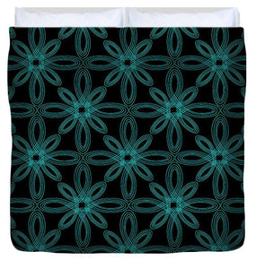 Duvet Cover - Infinite Bloom Teal