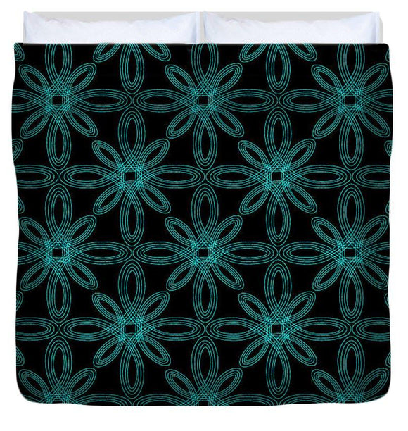 Duvet Cover - Infinite Bloom Teal