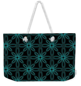Weekender Tote Bag - Infinite Bloom Teal