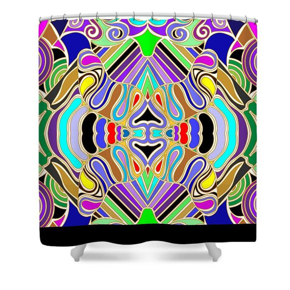 Shower Curtain - Kaleidescope 1