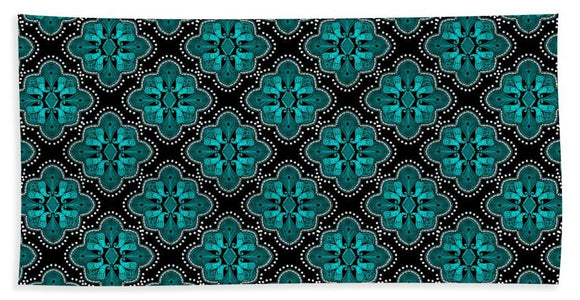 Beach Towel - Kaleidescope Teal