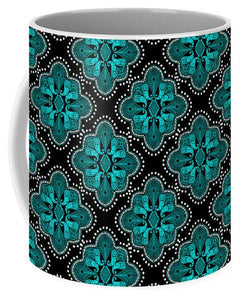 Mug - Kaleidescope Teal