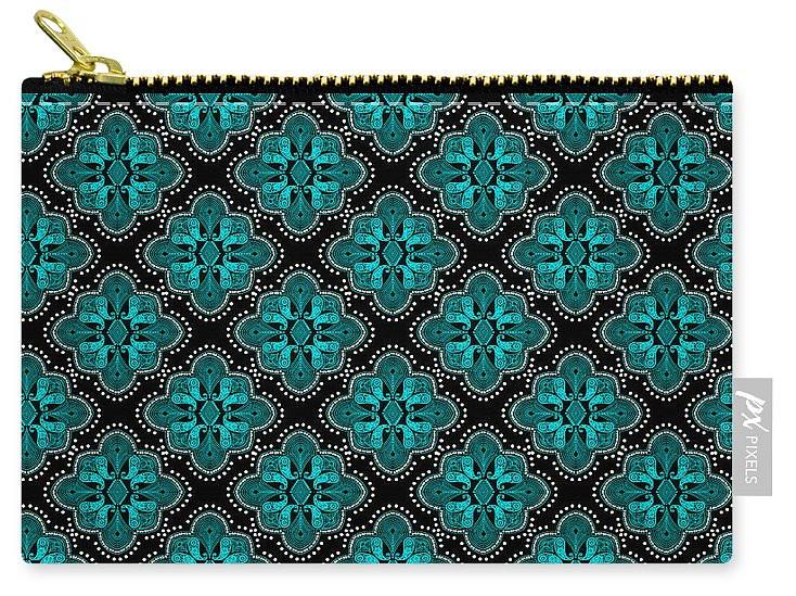 Carry-All Pouch - Kaleidescope Teal