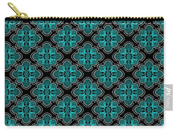 Carry-All Pouch - Kaleidescope Teal