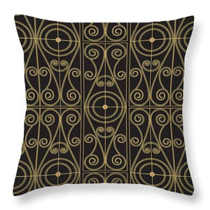 Square Throw Pillow- Lion's Gate Motif