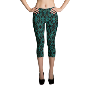 Capri Leggings-Paisley Perfection