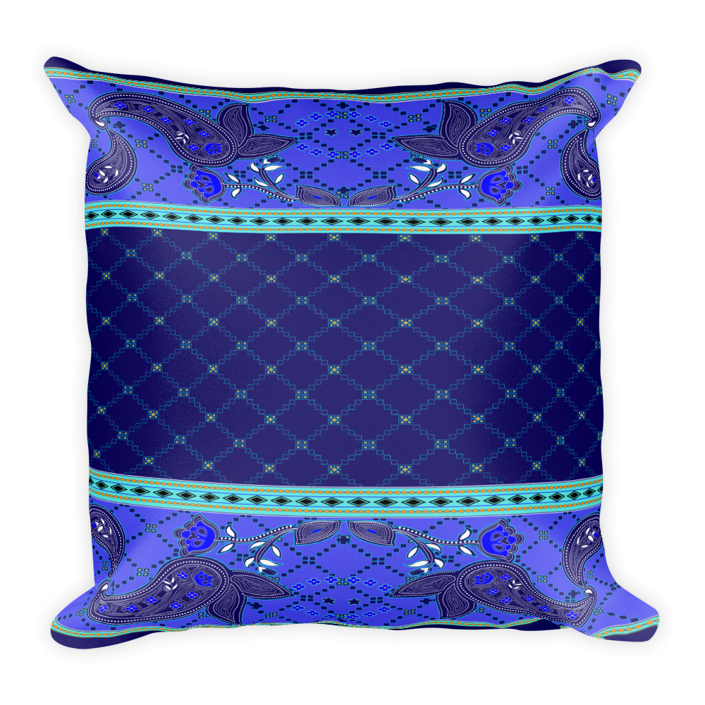 Square Pillow-Paisley Bloom