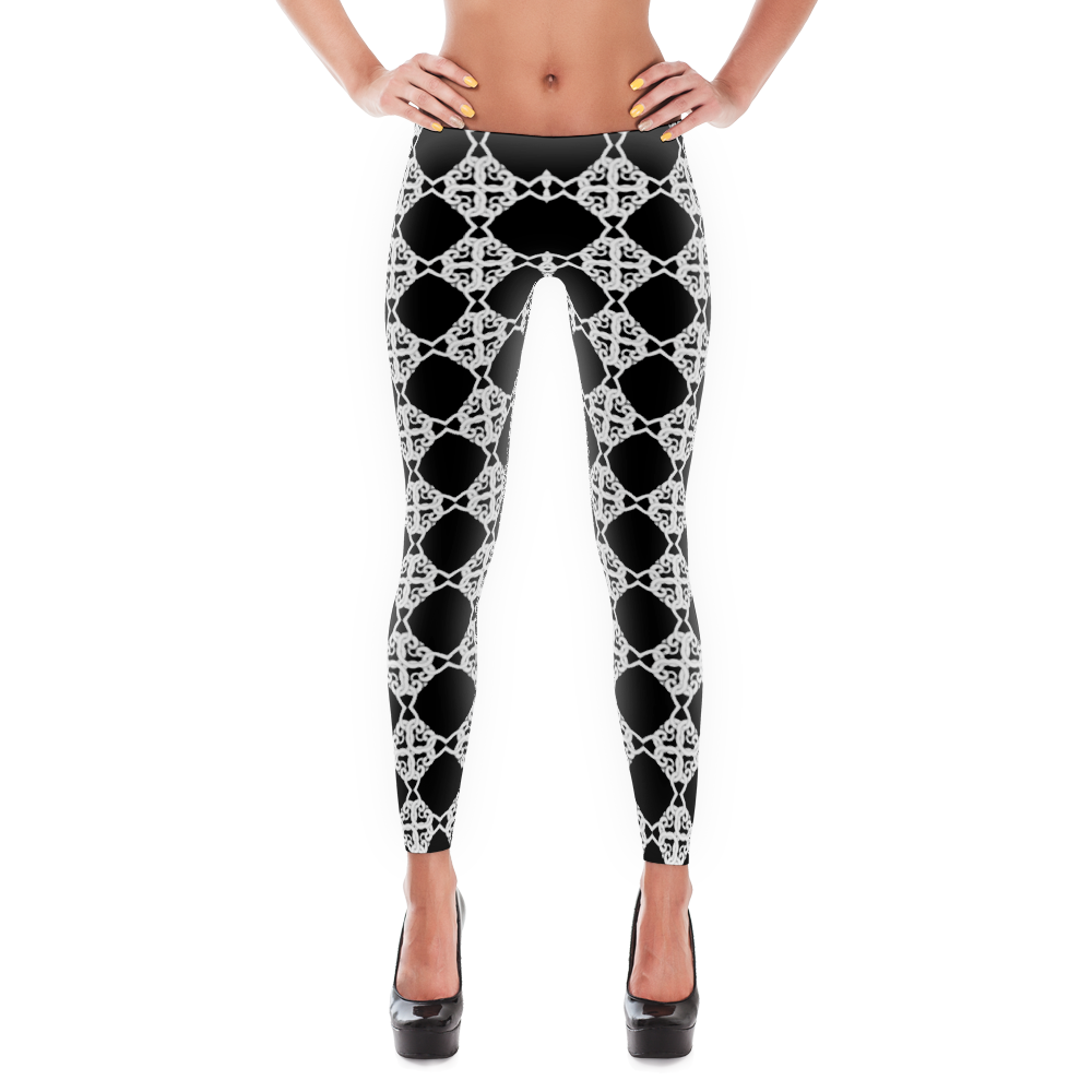 B&W Leggings - Mariachi
