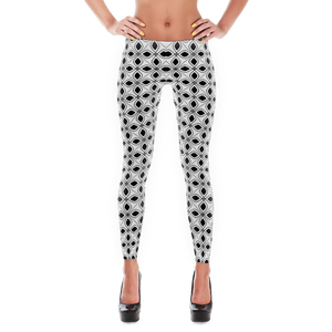 Leggings-Black Petals