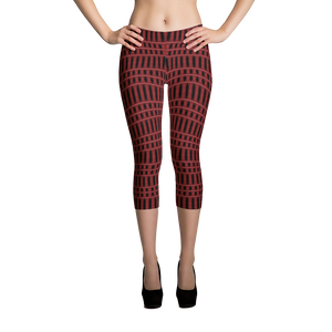 Capri Leggings-Tartan Style