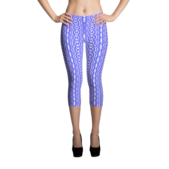 Capri Leggings-Periwinkle