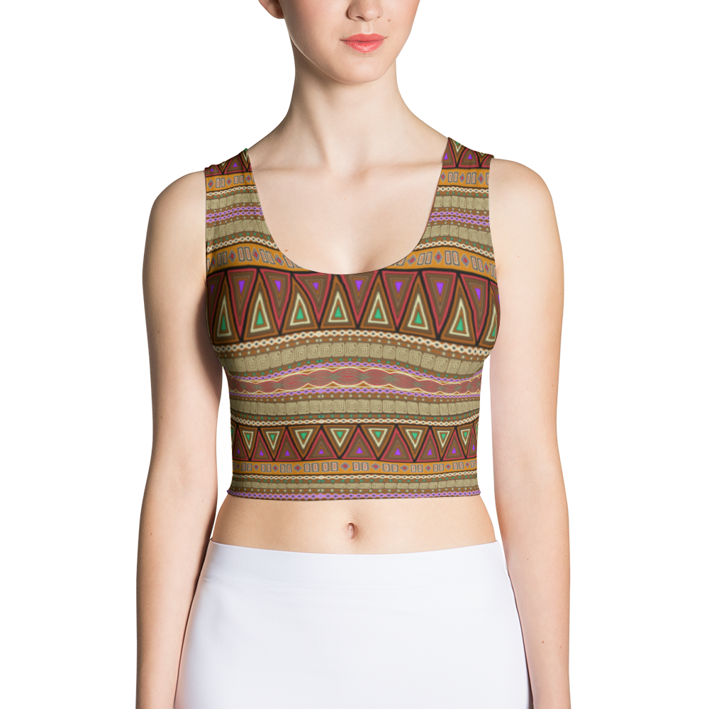 CropTop-Ethnic Design CLR