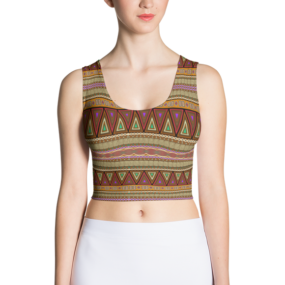 CropTop-Ethnic Design CLR