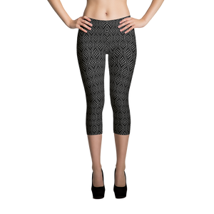 Capri Leggings-Sparkle Waves