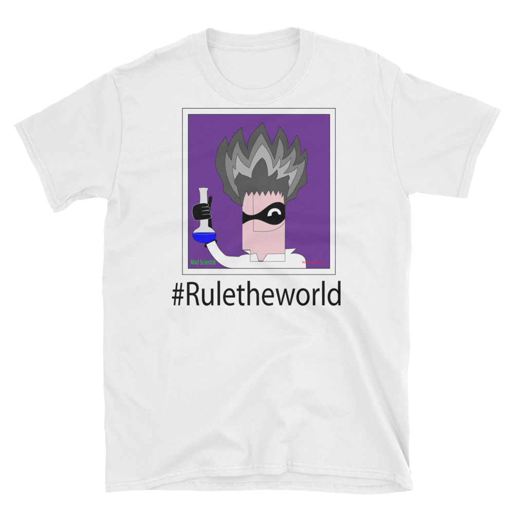 T-Shirt-Mad Scientist Purple