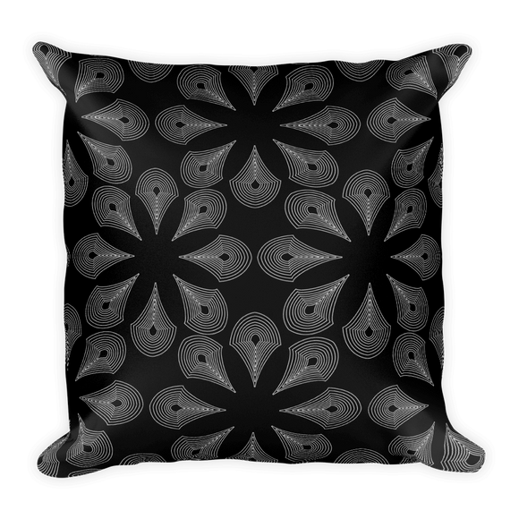 Square Pillow-Elegant Blooms