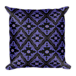 Square Pillow-Garden RB Medallion